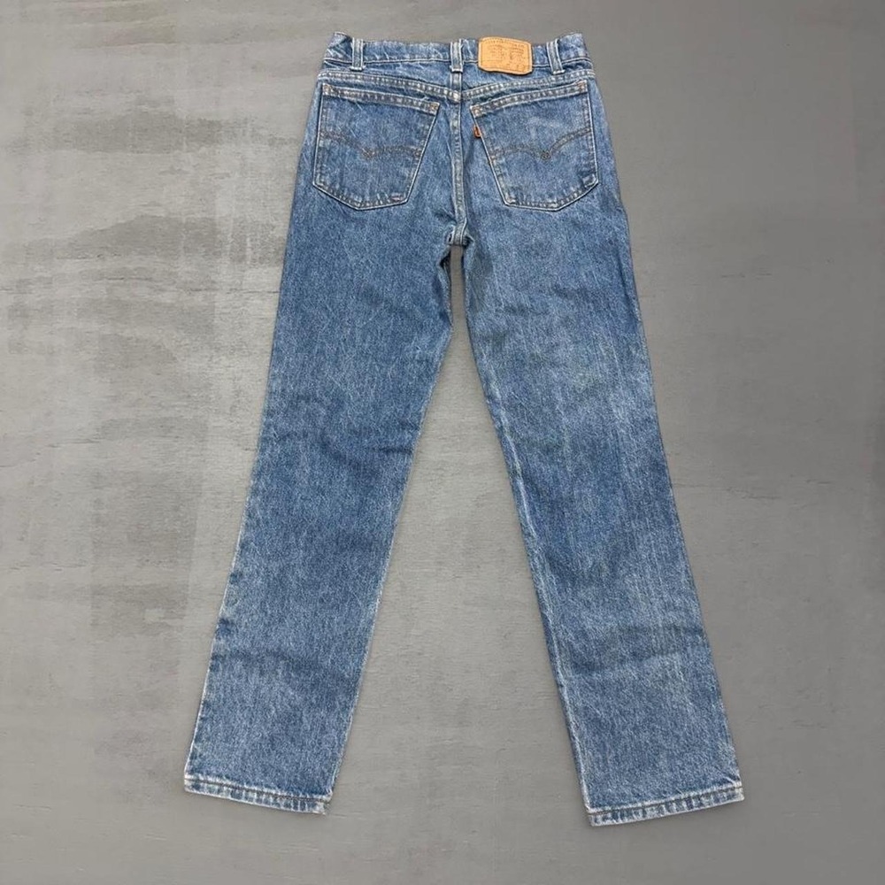 Vintage‎ Levi's 705 Student Jeans Blue Orange Tab Women's Made in USA 27 x 27